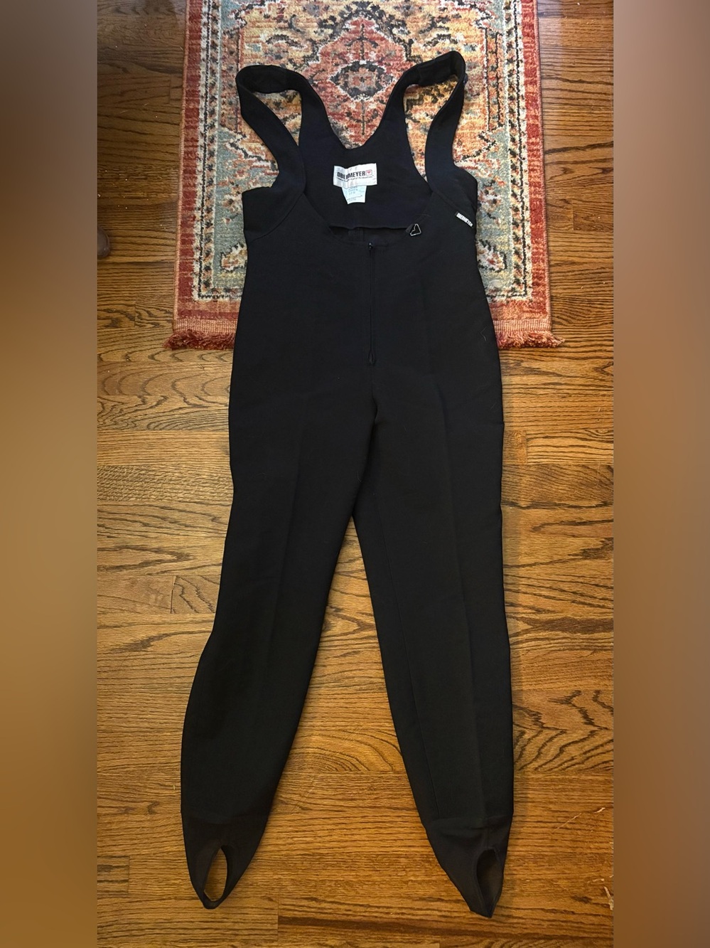 Vintage 90s Obermeyer ski pants bibs women’s size 10 wool blend made in Japan